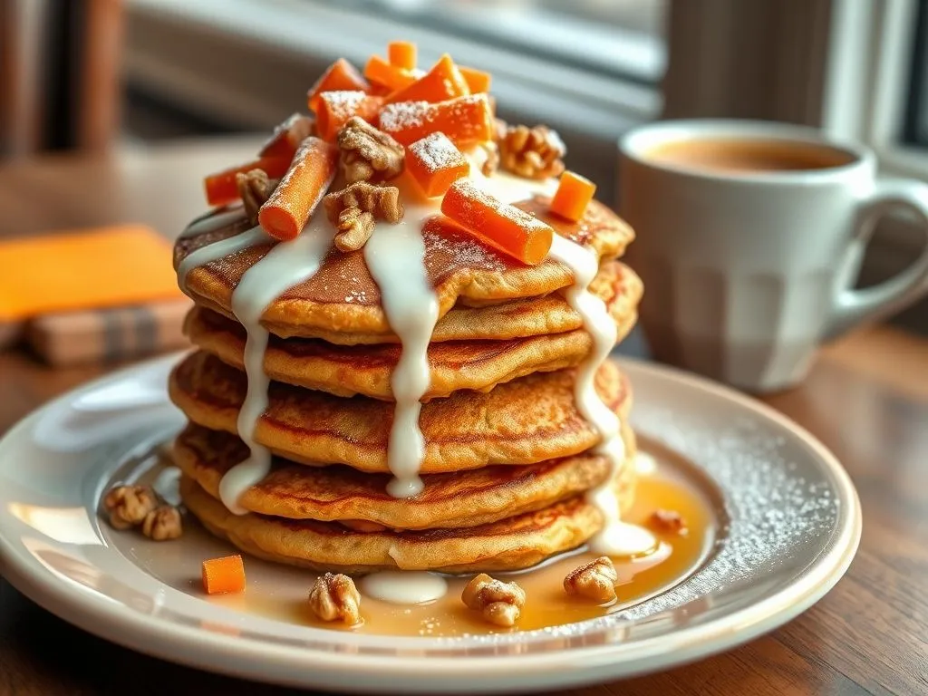 Carrot Cake Pancakes
