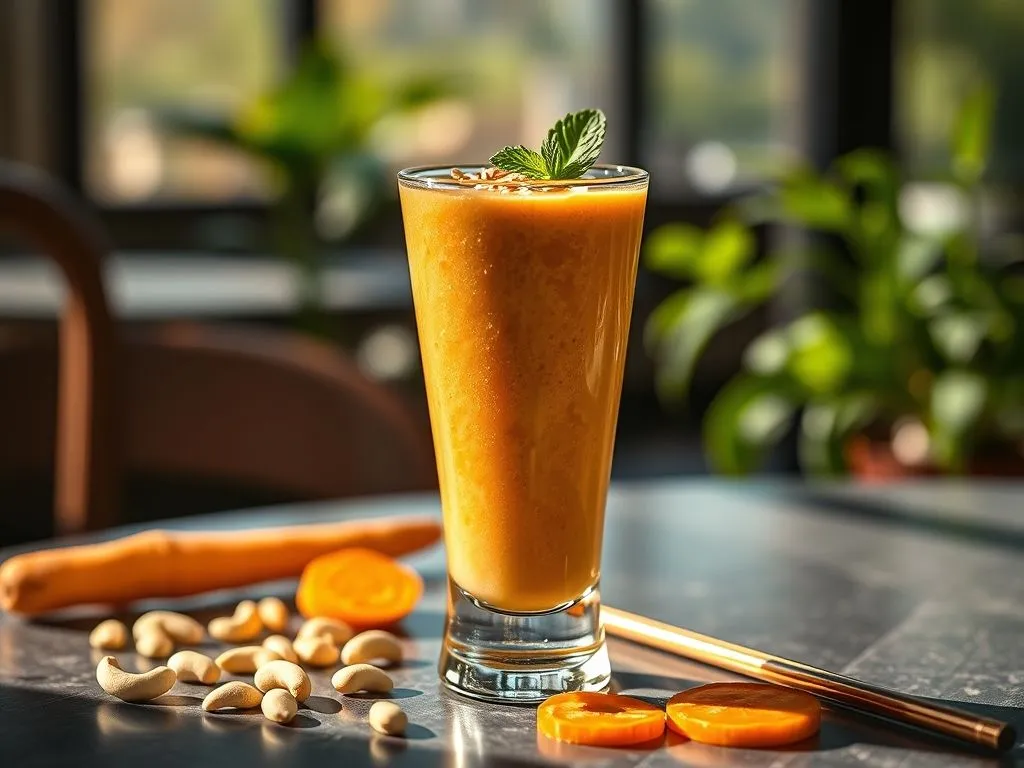 Carrot Cashew Smoothie