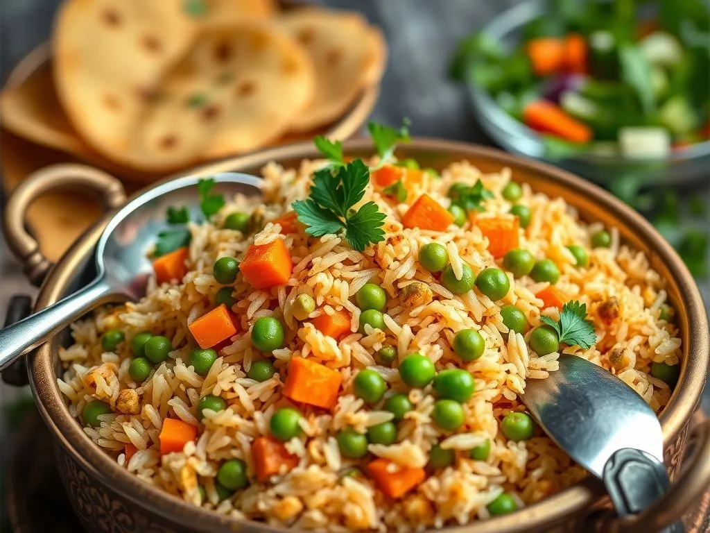 Carrot Peas Pulao