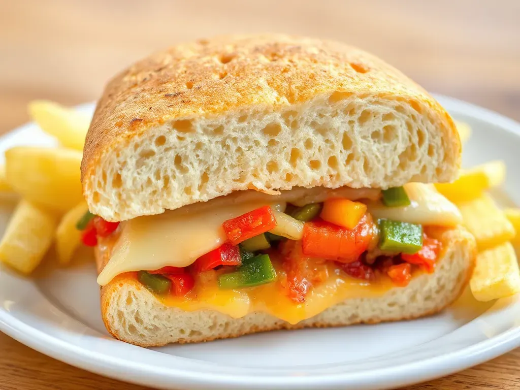 Cheese Vegetable Sandwich
