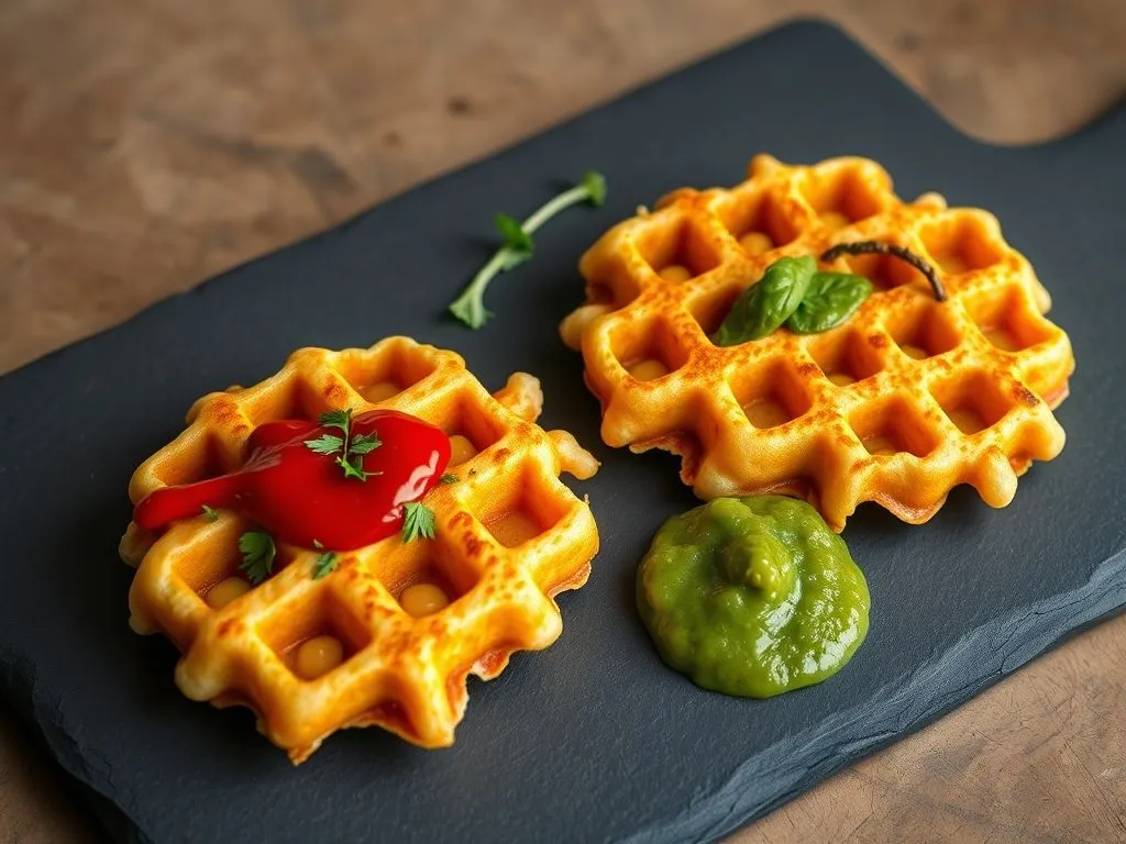 Cheesy Corn Rava Waffles ( Snacks Under 10 Minutes )
