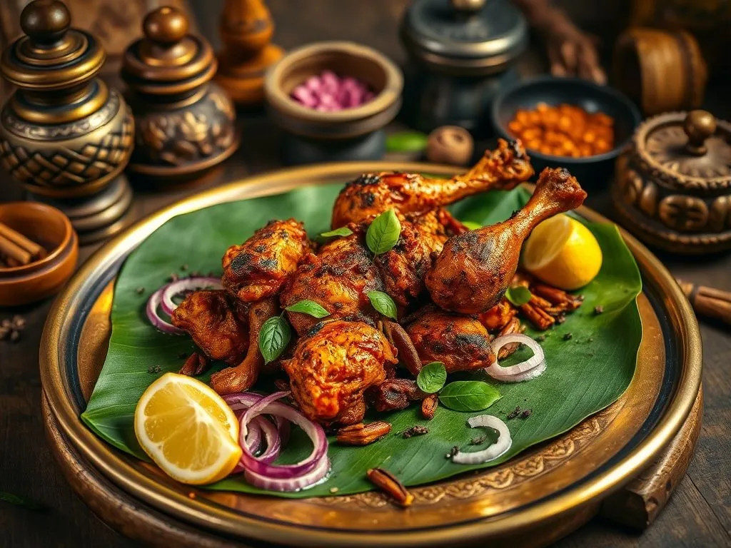 Chettinad Style Nattu Kozhi Varuval