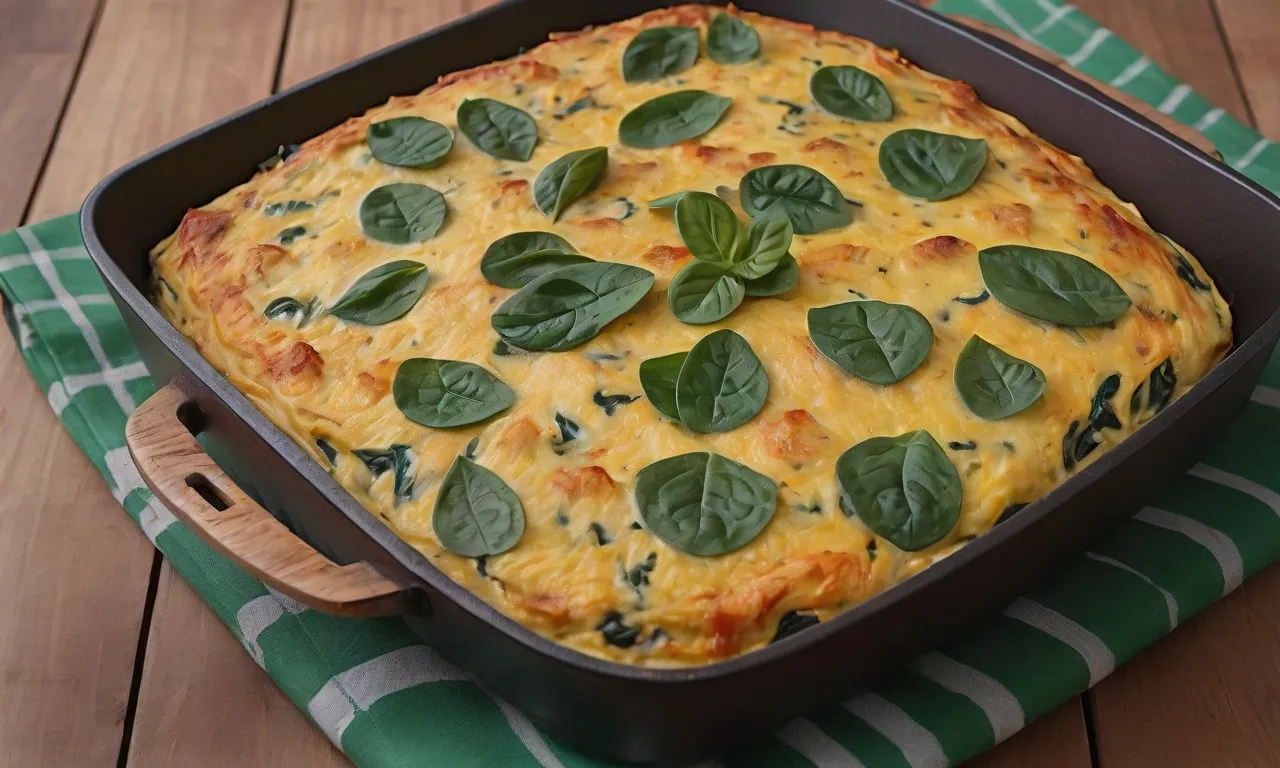 Chicken and Spinach Frittata