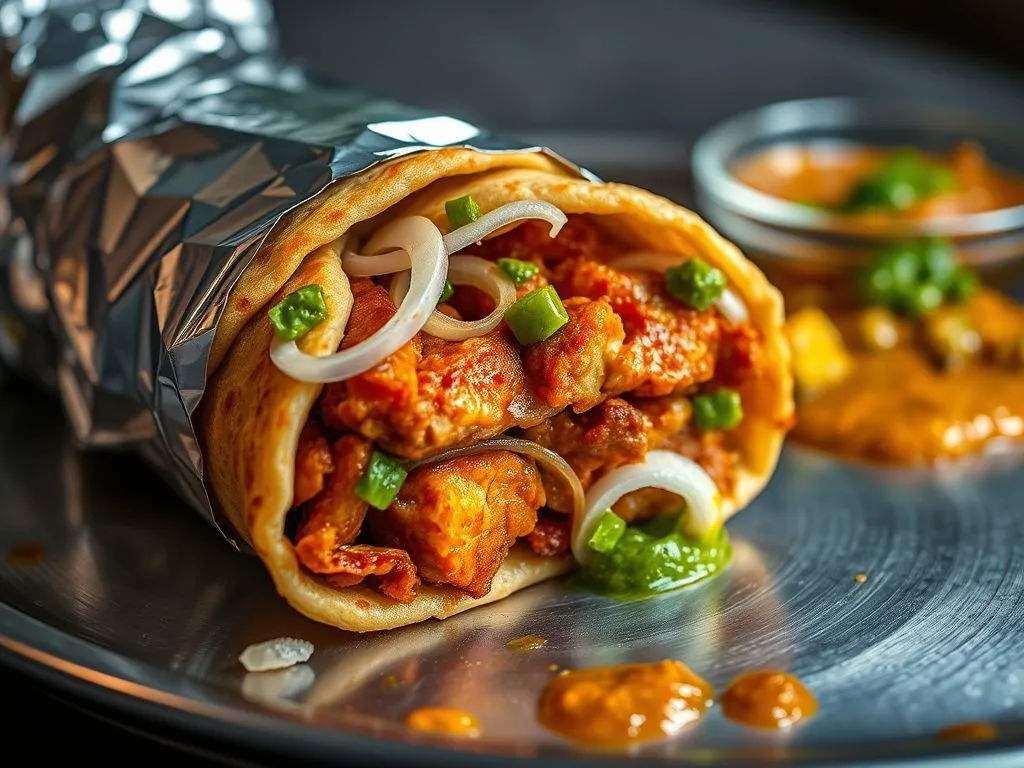 Chicken Bhuna Roll