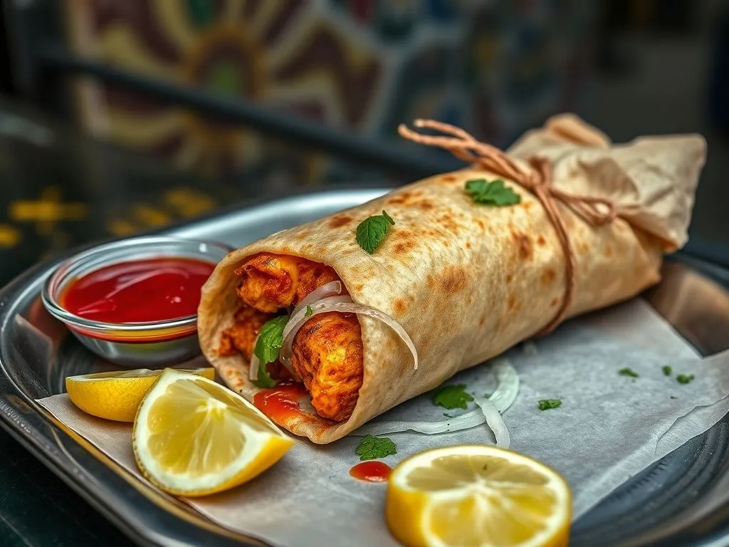 Chicken Kathi Roll