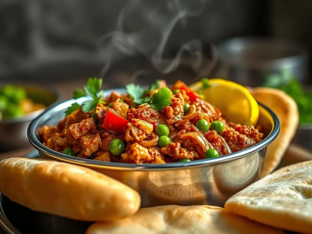 Chicken Kheema Pav