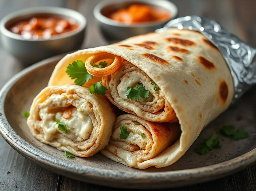 Chicken Malai Tikka Roll