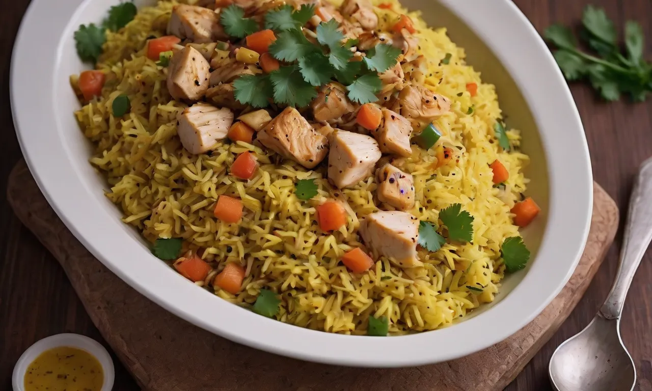 Chicken Poha