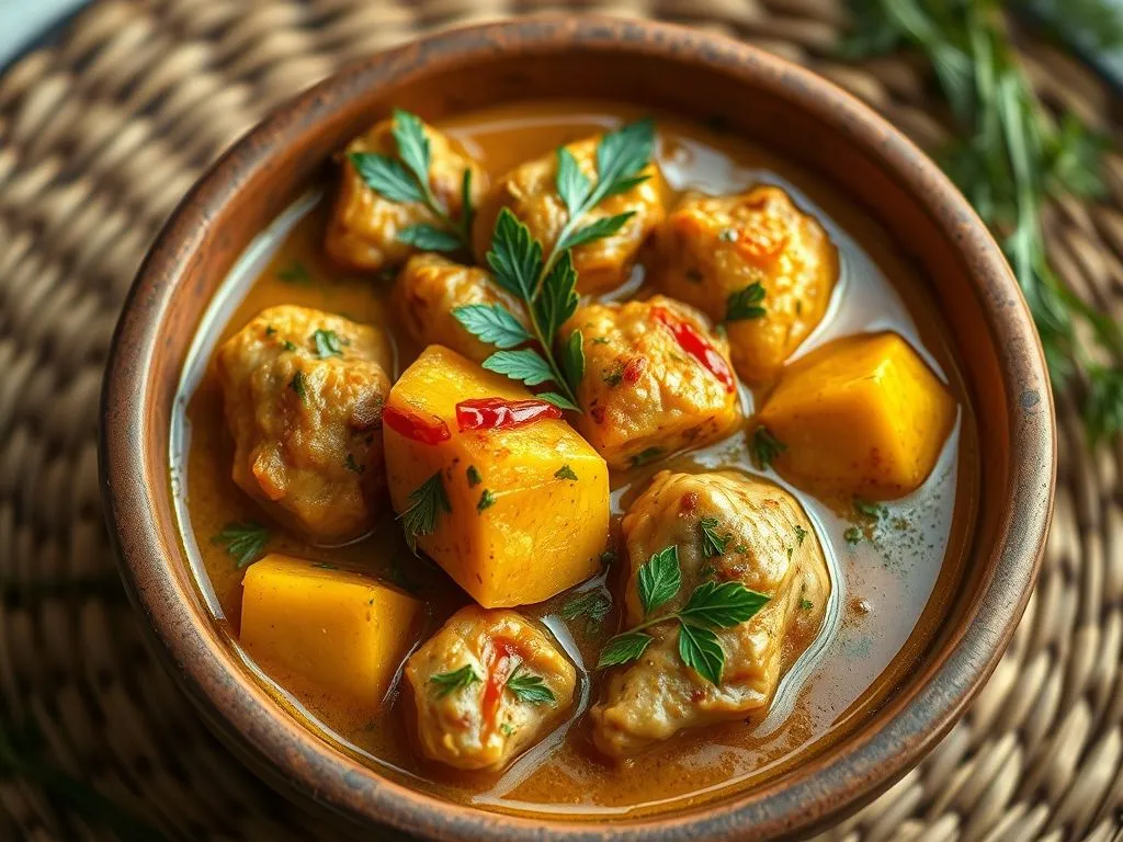 Chicken Sweet Potato & Dill Curry