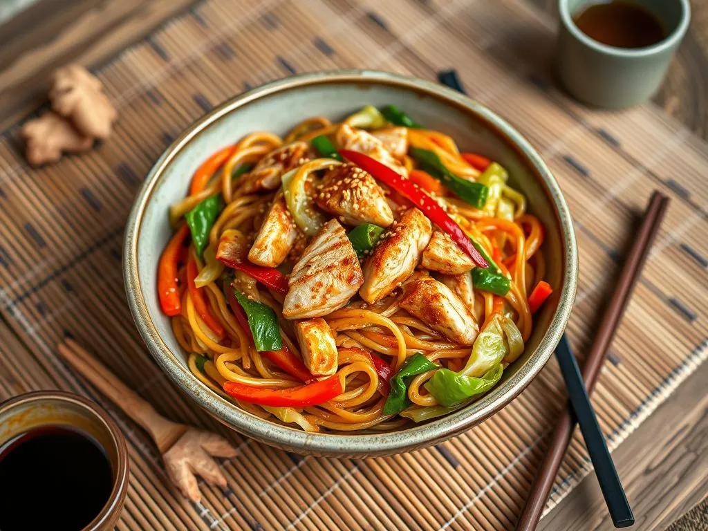 Chicken Yakisoba