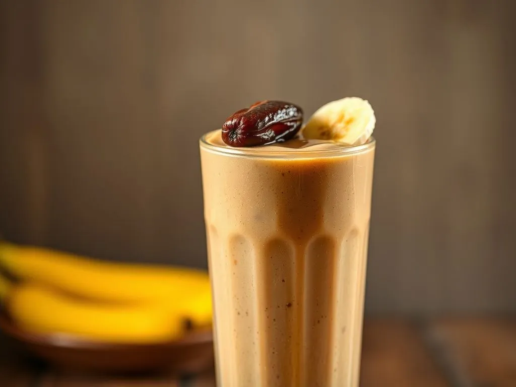 Chickoo Banana Date Smoothie