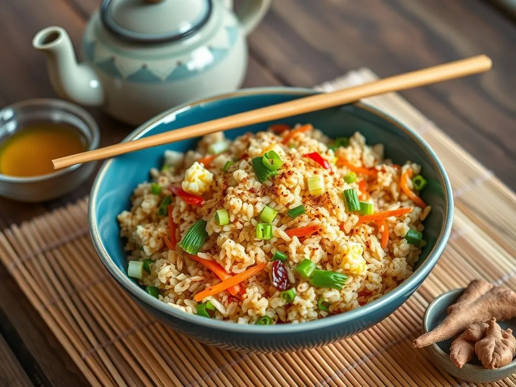 Chinese Egg Fried Rice With Oats