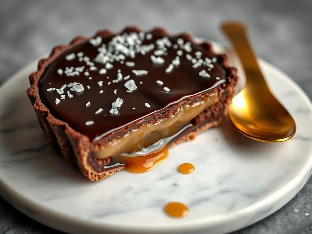 Chocolate Salted Caramel Tart