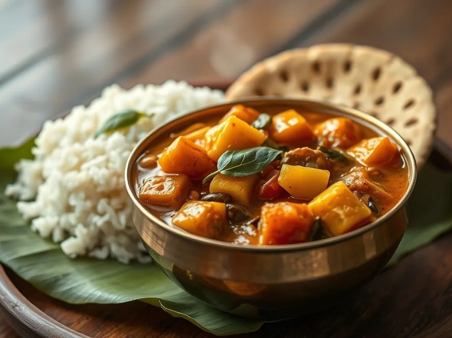 Chow Chow Thakkali Kootu