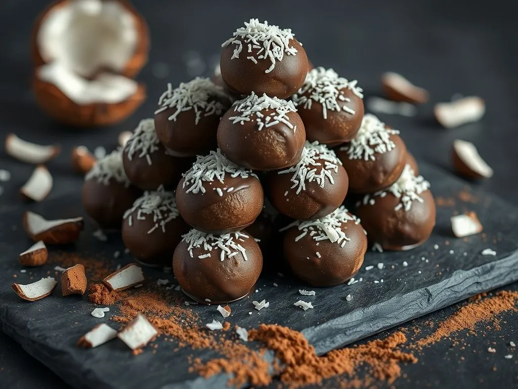 Coconut Chocolate Balls