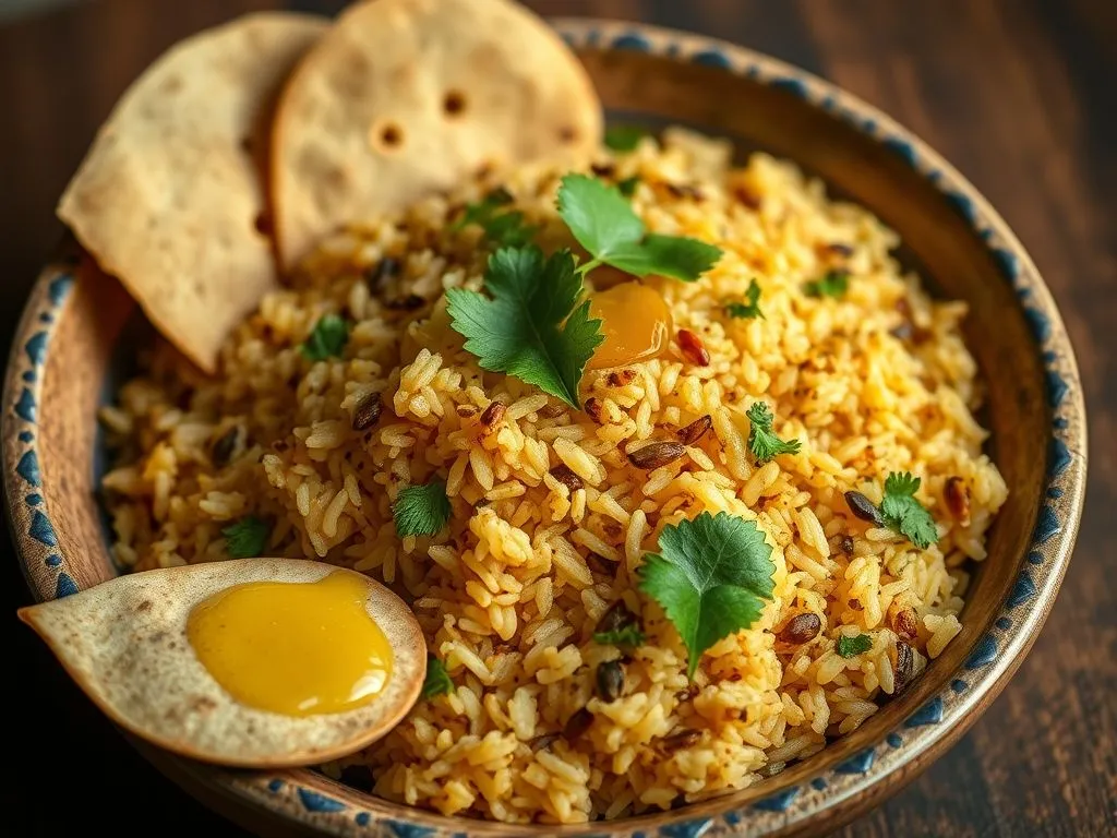 Coriander Tamarind Millet Rice