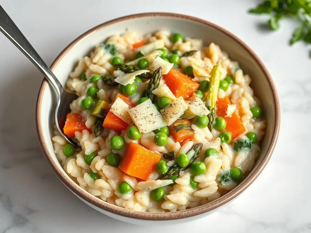 Creamy Mixed Vegetable Risotto