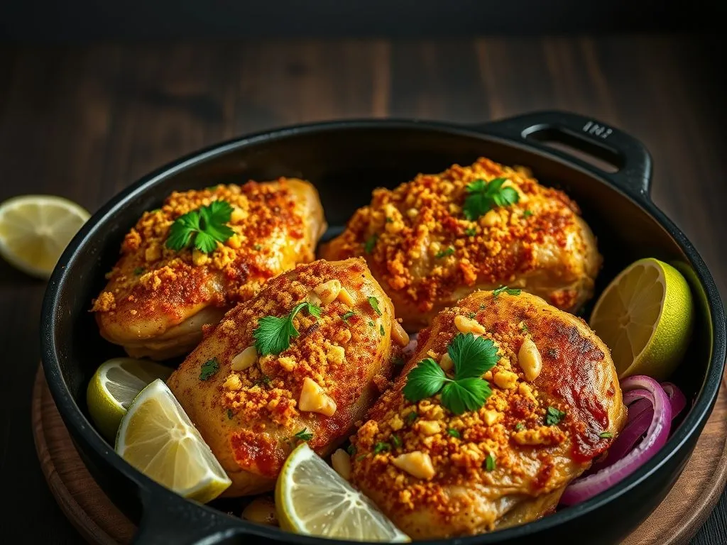 Crisp Baked Tandoori Mayo Cheddar Chicken