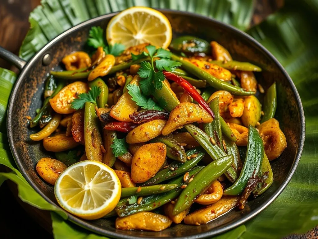 Crispy Amla Gawar Phali Sabzi
