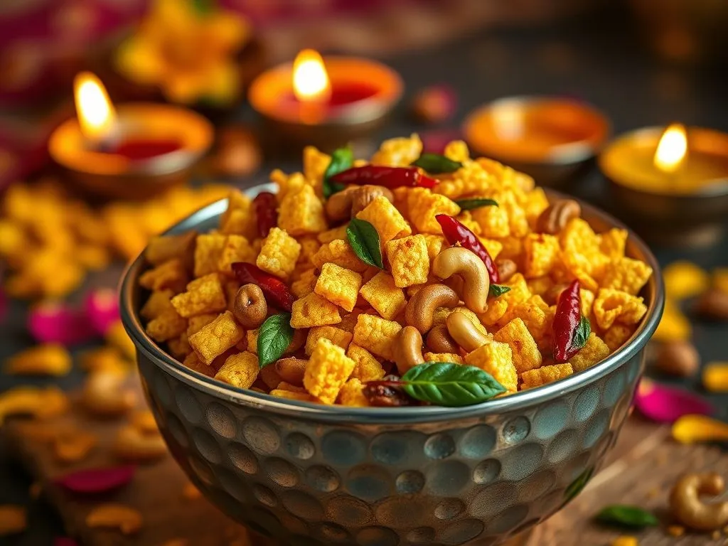 Diwali Cornflakes Mixture