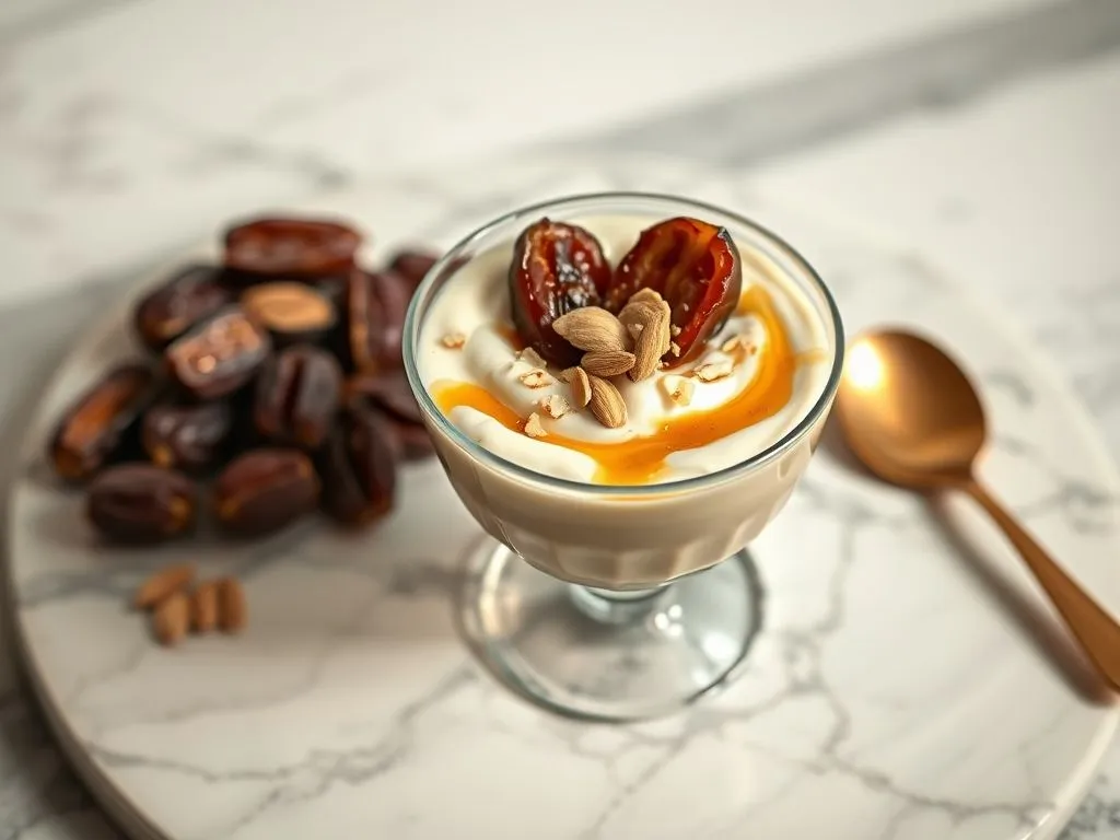 Easy Sugar Free Dates Flavored Yogurt