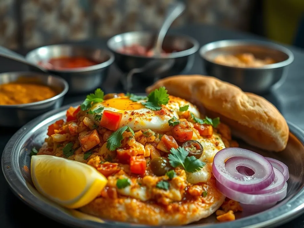 Egg Bhurji Pav
