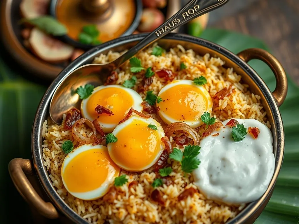 Egg Biryani (North style)