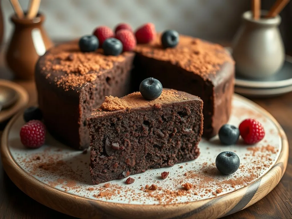 Eggless Chocolate Cake – Whole Wheat & No Butter