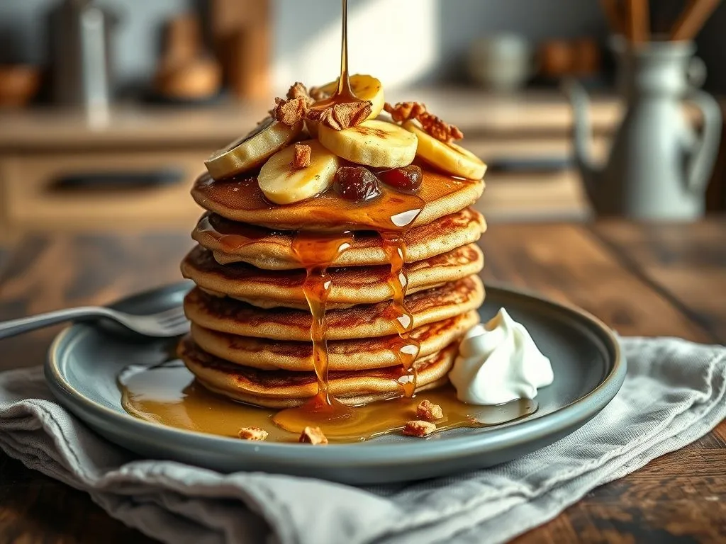 Eggless Date Pancake