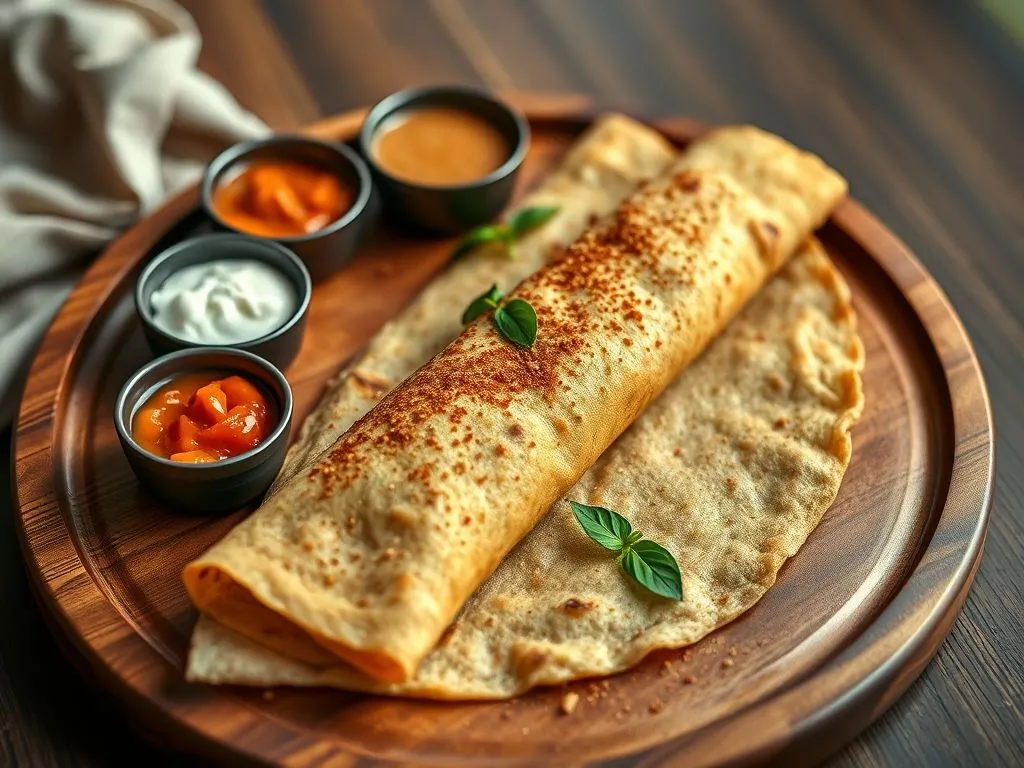 Foxtail Millet Podi Dosa