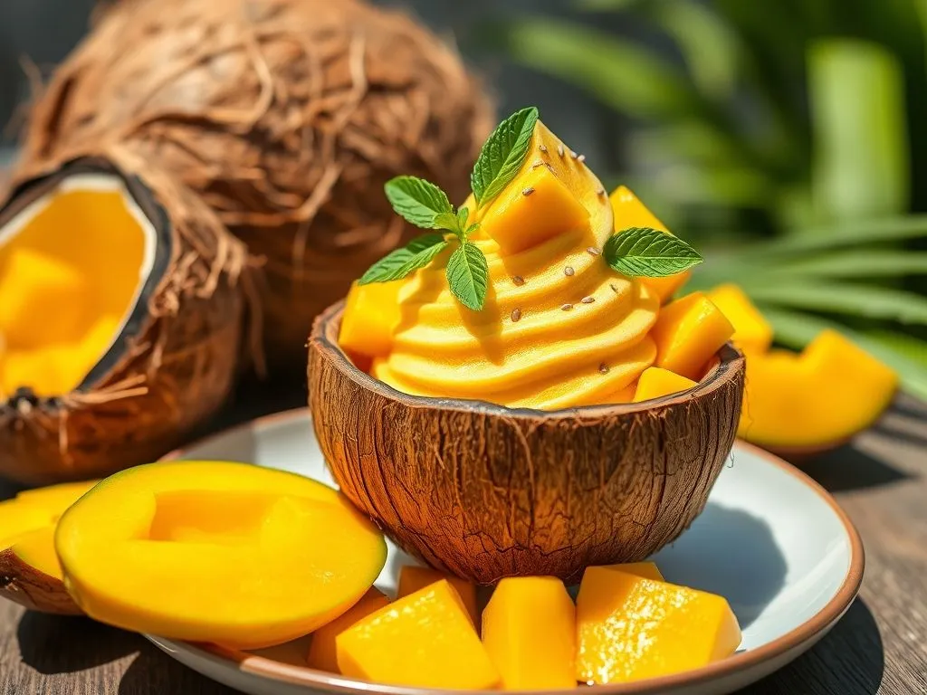 Frozen Mango Yogurt