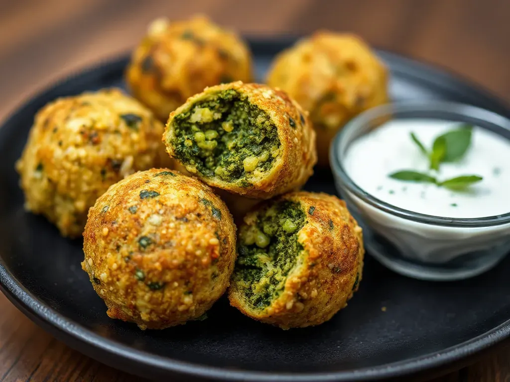 Garlic Spinach Balls