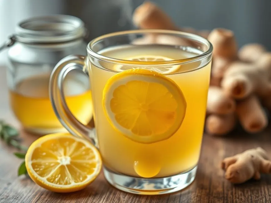Ginger Lemon Honey Drink