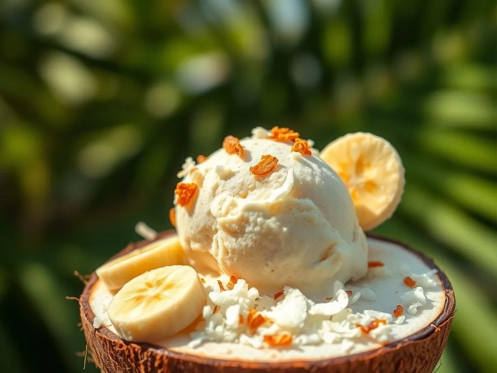 Gluten Free Banana Coconut Milk Ice Cream
