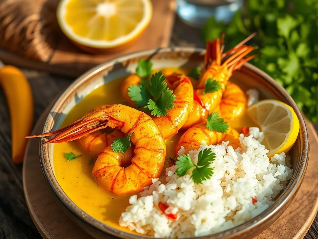 Goan style Caril De Camarao