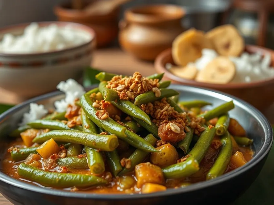 Goruchikkudu Kaya With Peanut Podi