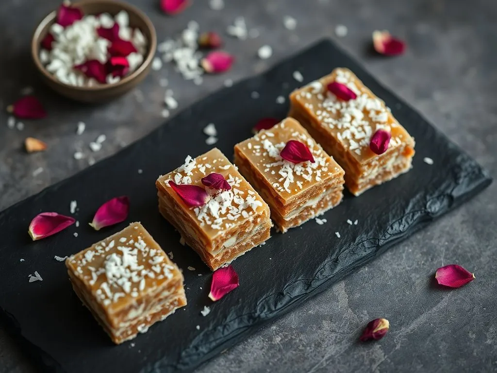 Guilt Free Coconut Barfi