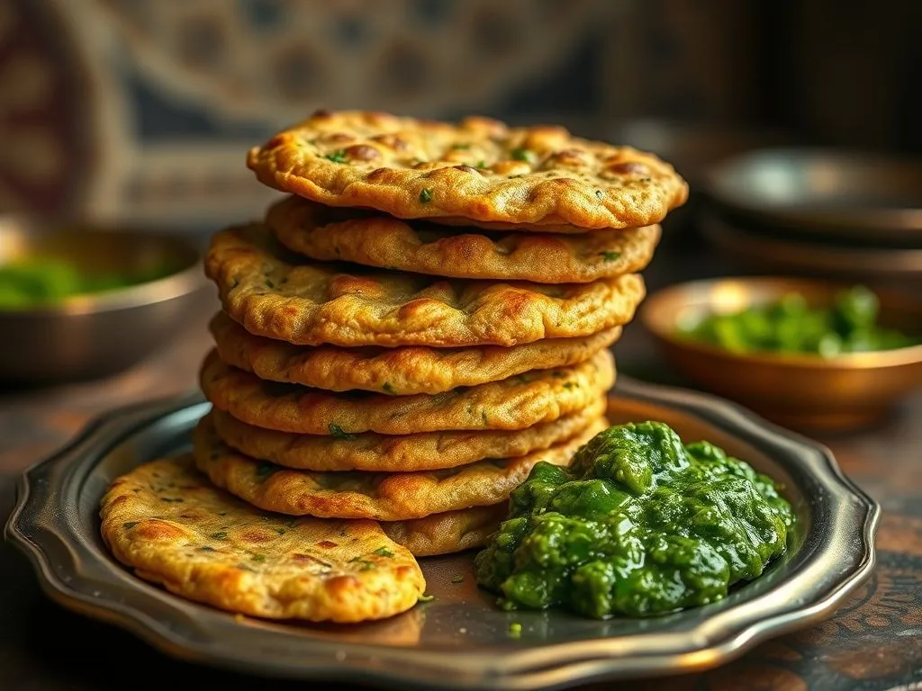 Gujarati Methi And Dhebra