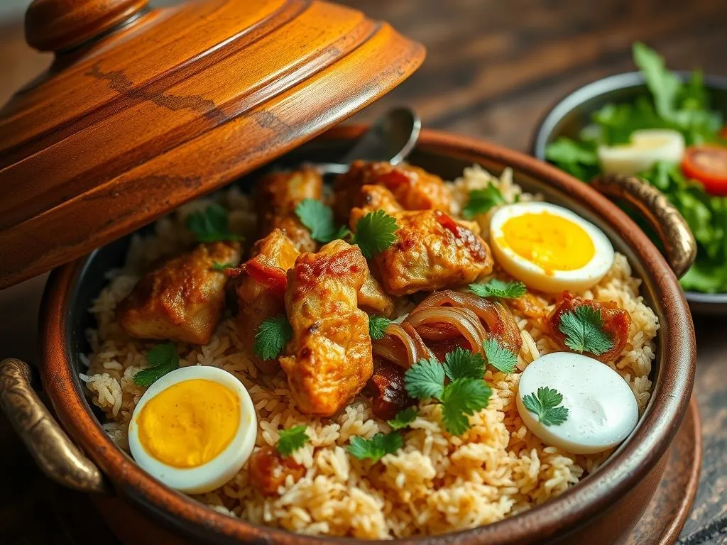 Handi Biryani With Chicken