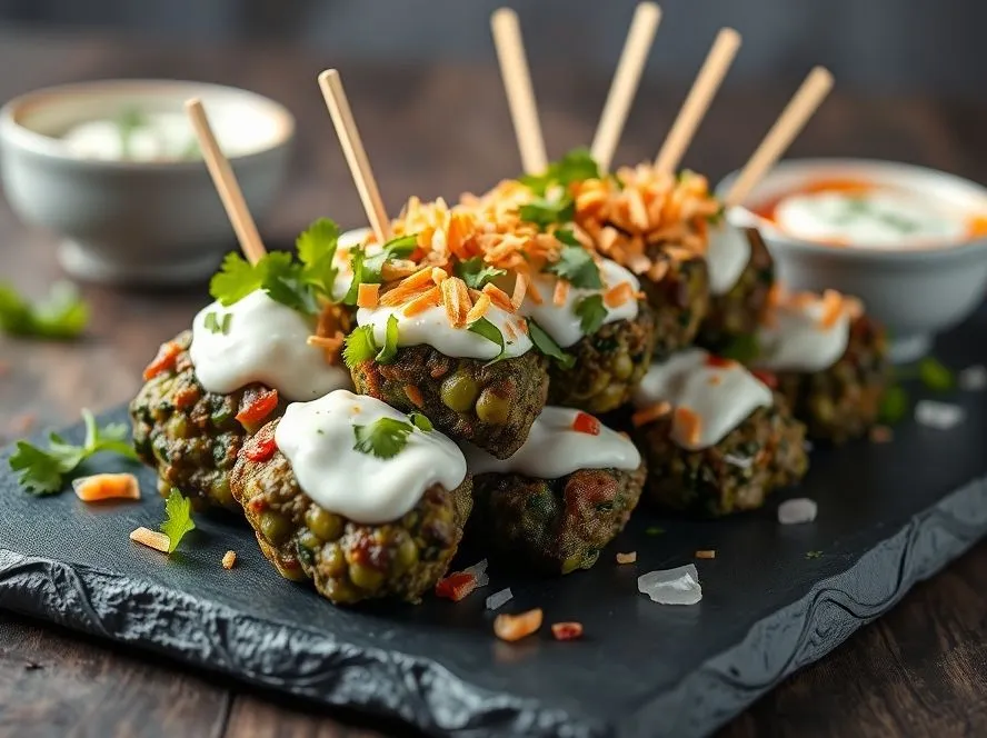 Hara Bhara Kebab Chaat
