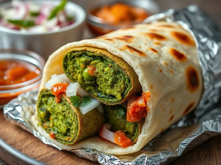 Hara Bhara Kebab Roll