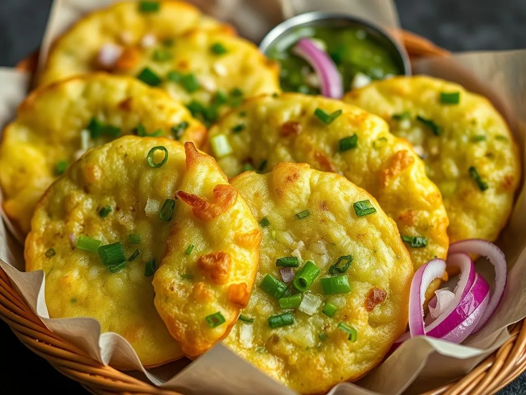Hare Onion Puri