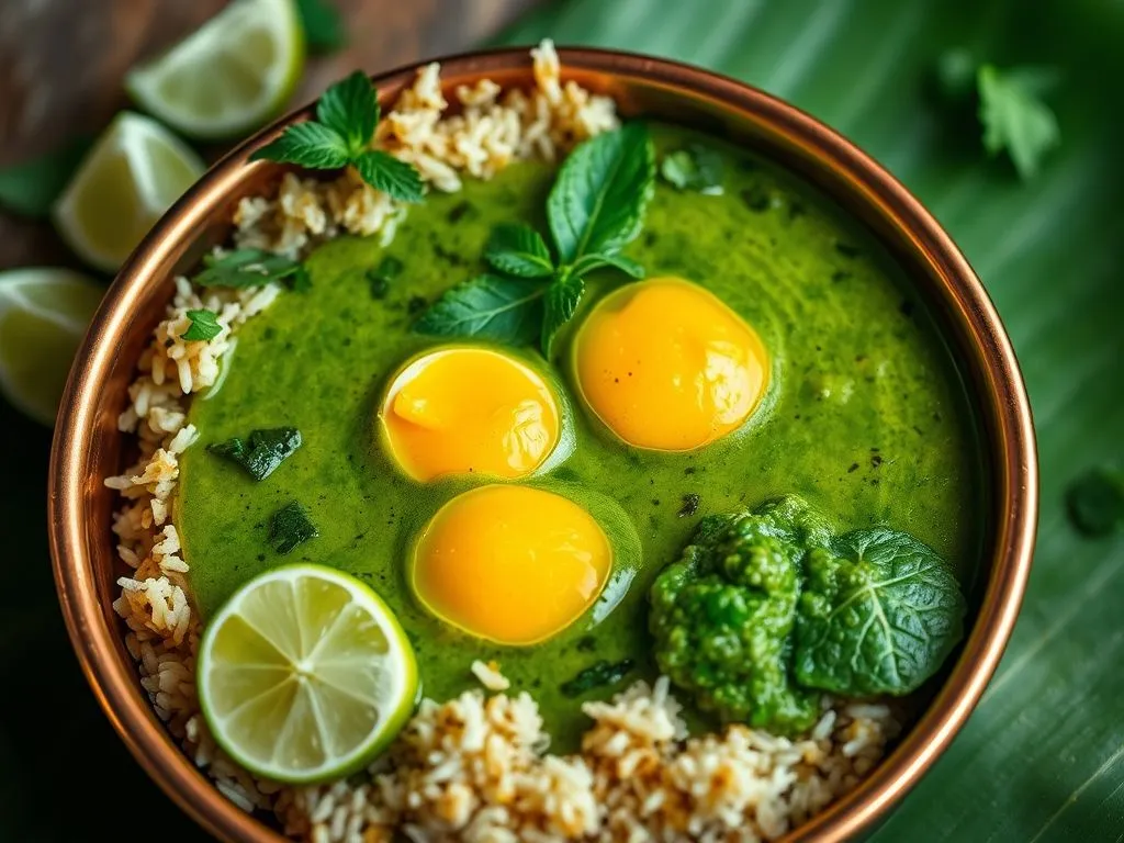 Hariyali Egg Curry