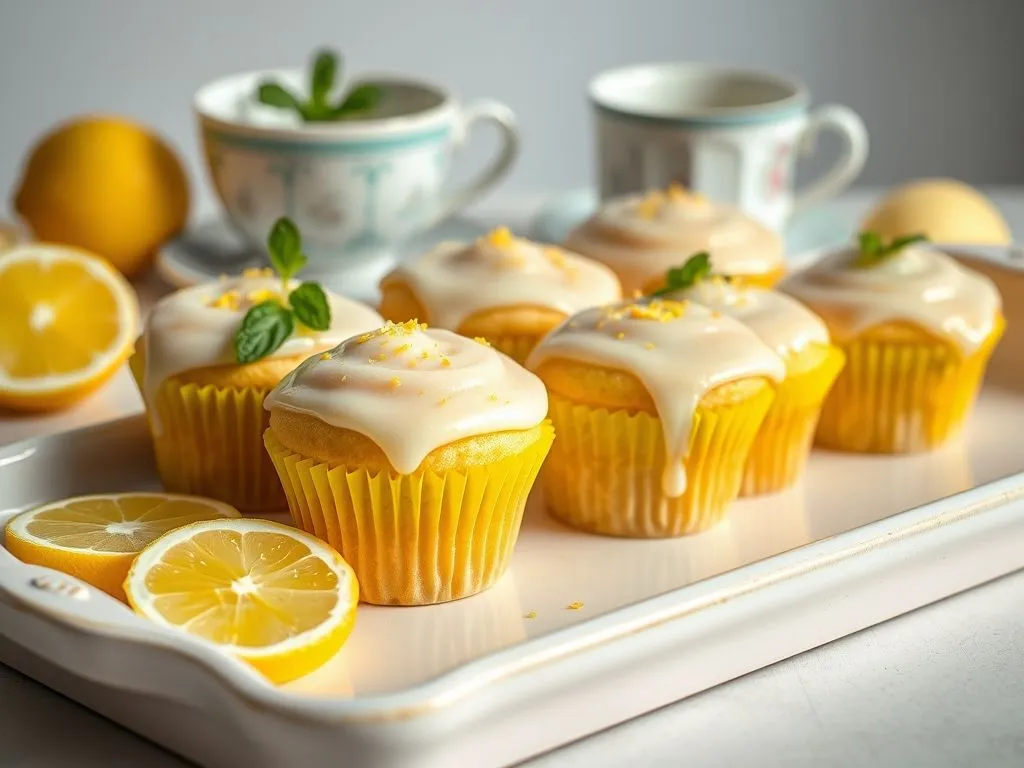 Healthy Lemon Cupcakes