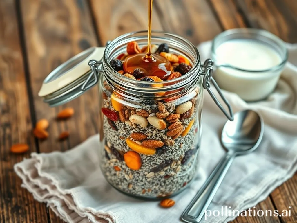 Healthy Muesli Chia Seed and Dry Fruit Jar