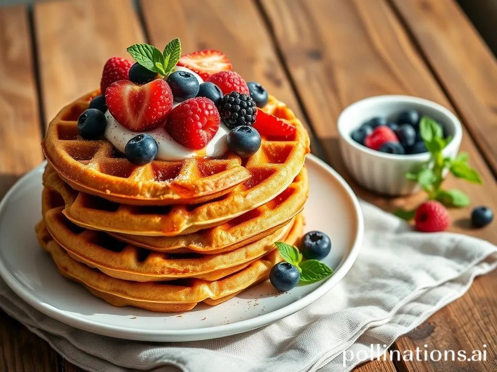 Healthy Oats Waffles