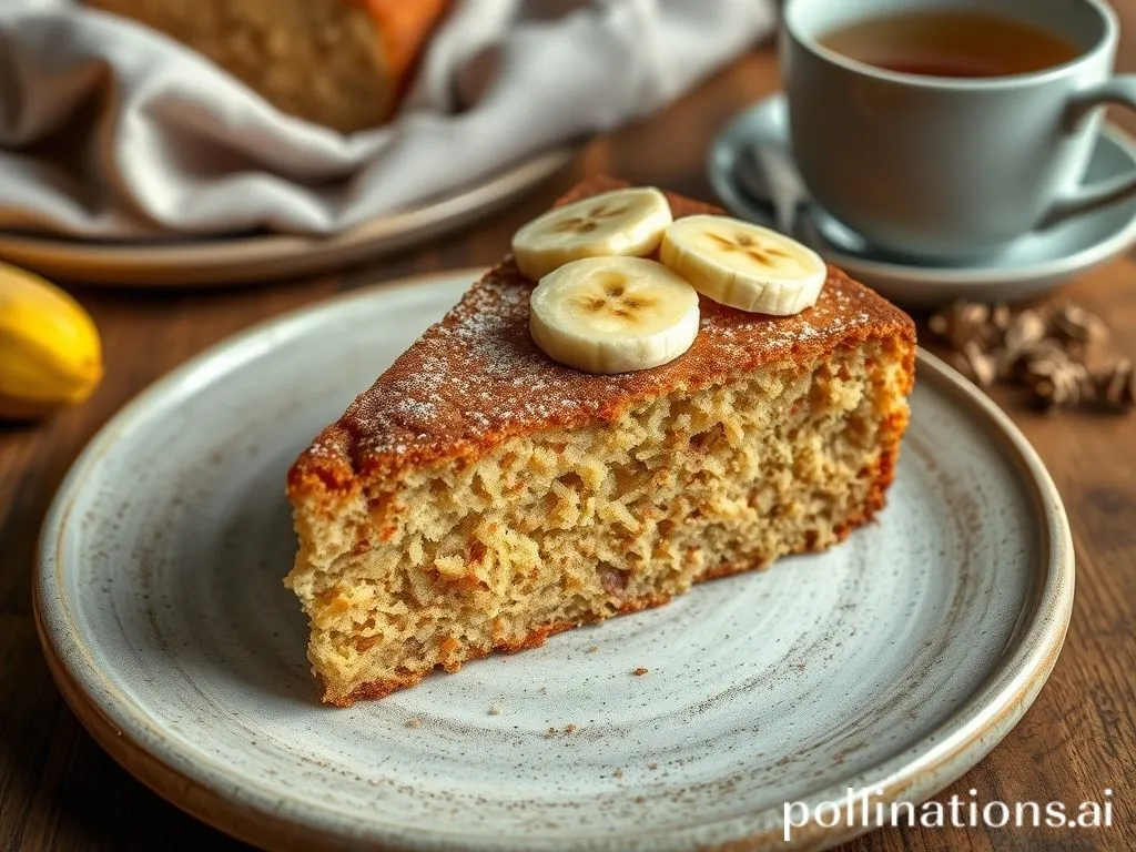 Healthy Spicy Banana Cake