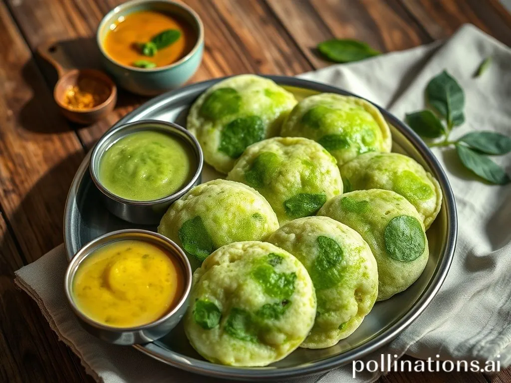 Healthy Spinach Idli
