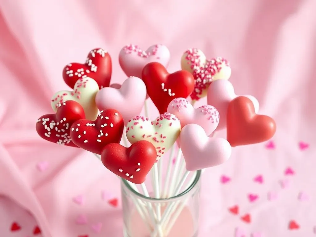 Heart Shaped Cake Pops