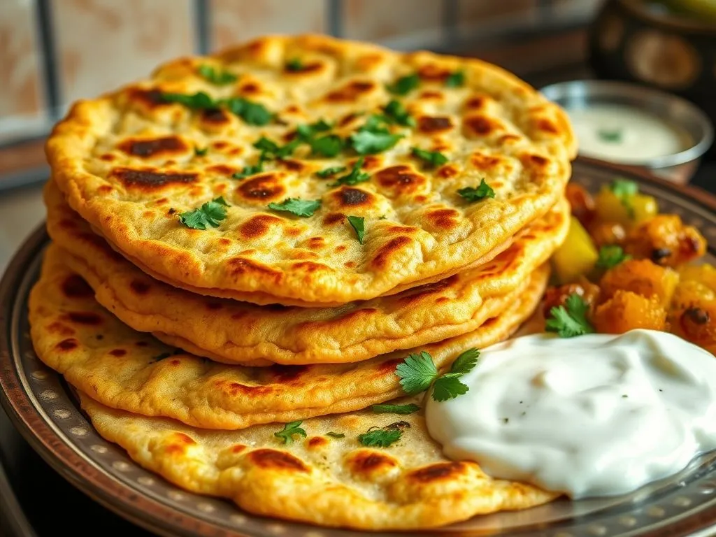 Herbed Paneer Paratha